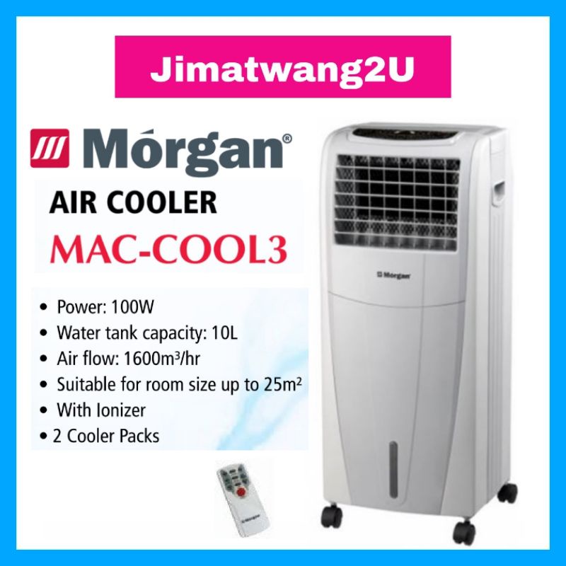 Morgan MAC-COOL3 Air Cooler 10L Evaporative Cooler With Remote Control