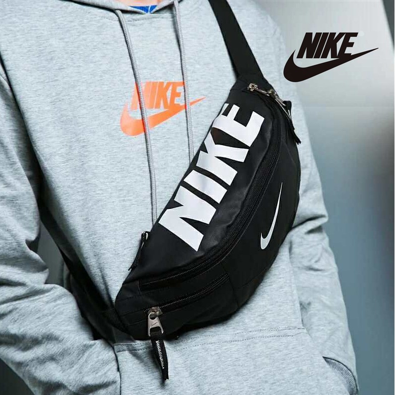 green nike man bag