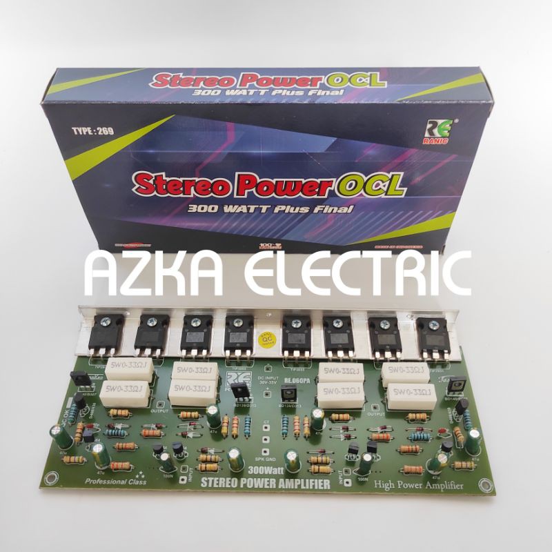 Ocl 300w Stereo Power Amplifier Kit | Kit Power Amplifier OCL 300W