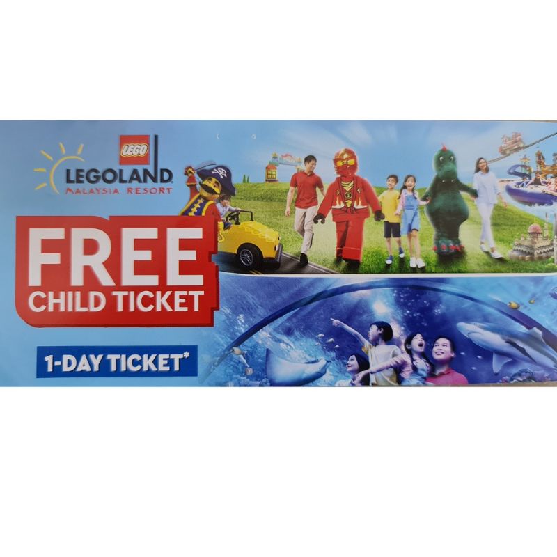 LEGOLAND FREE VOUCHER CHILD TICKET Shopee Malaysia