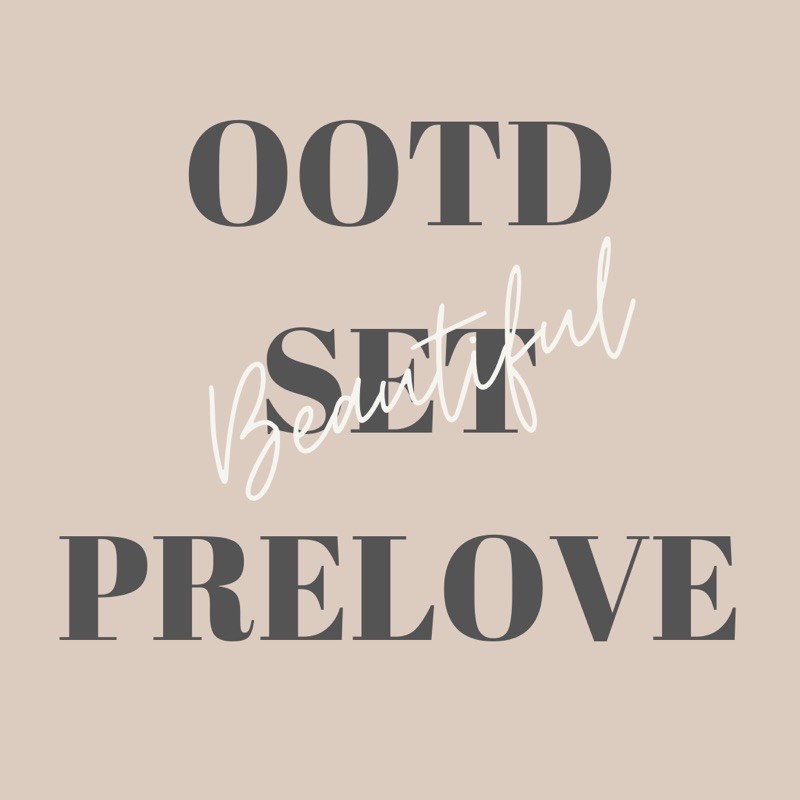OOTD RM10 Set Prelove(❗️live lock only)