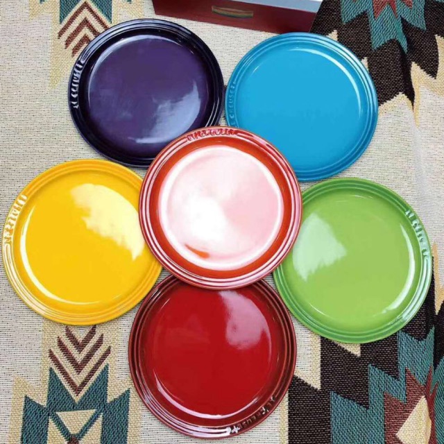 LE CREUSET PLATE RAINBOW🎀  Shopee Malaysia