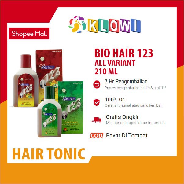 Bio Hair 123 Biohair 123 Traditional Herbs Tonics 210 ml Shopee