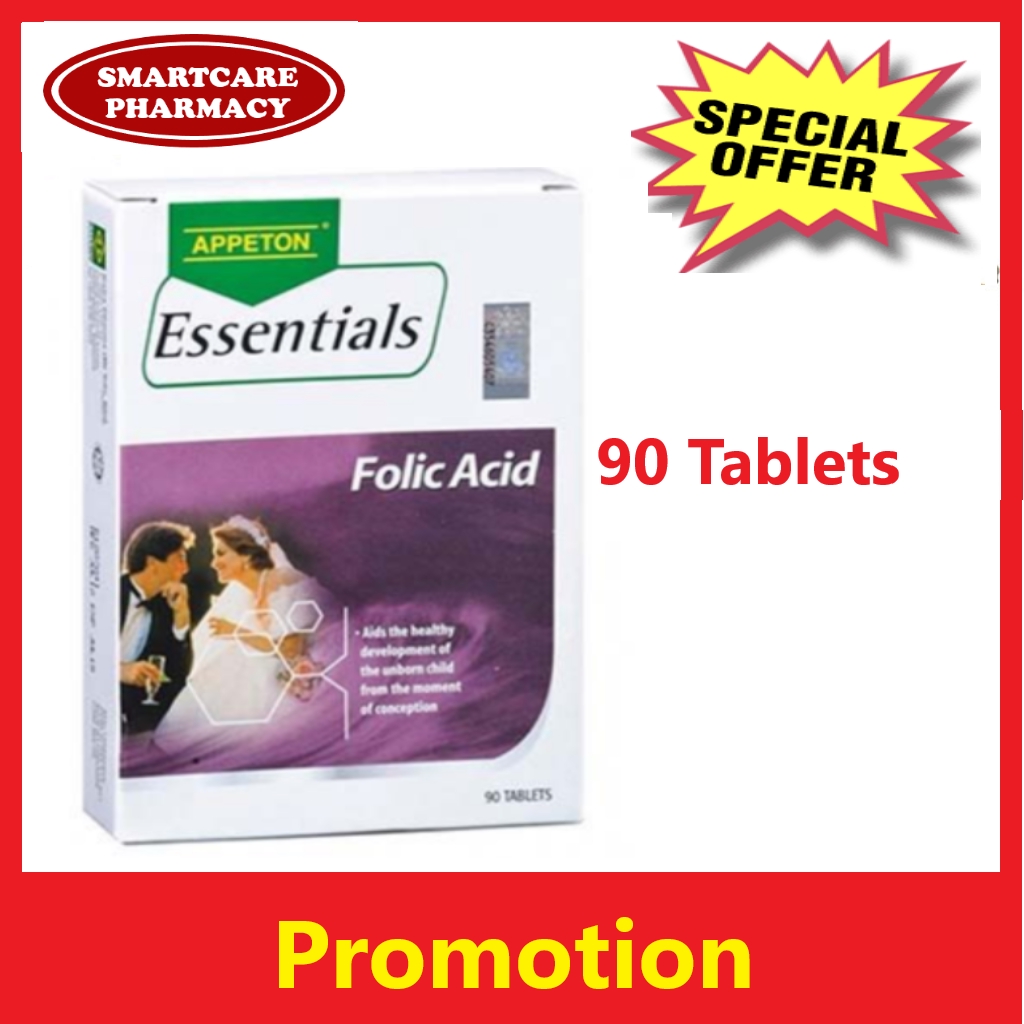 Appeton Folic Acid 90 Tablet Exp Oct2022 Shopee Malaysia