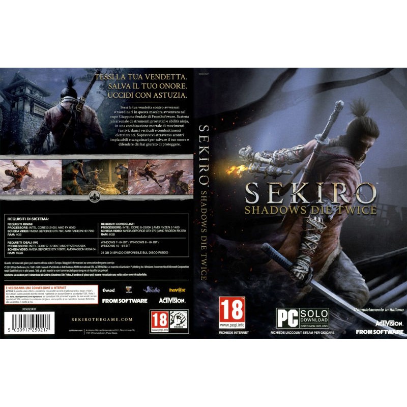 Pc Sekiro Shadows Die Twice Incl All Dlc Offline Dvd Pc Games Shopee Malaysia
