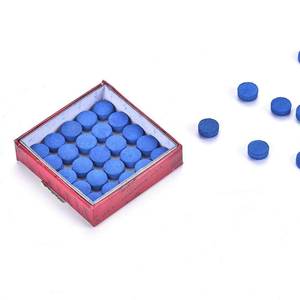 High Quality 50pcs Billiard Pool Snooker Stick Pole Cue Tip 10mm Box