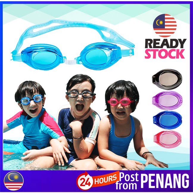[#129]🇲🇾PENANG READY STOCK 🌸Kids Colorful Swim Goggles Swimming Kids Set Goggles Swimming Kids Anti Fog Cermin Renang 泳镜