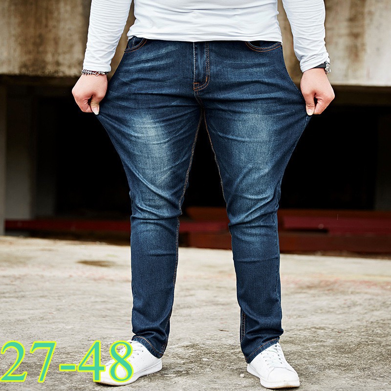 plus size denim slacks