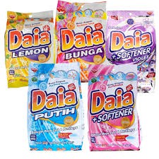 Daia Detergent+softerner 565g Pink &Violet&Lemon&Bunga