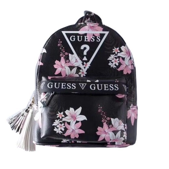 guess backpack with flowers