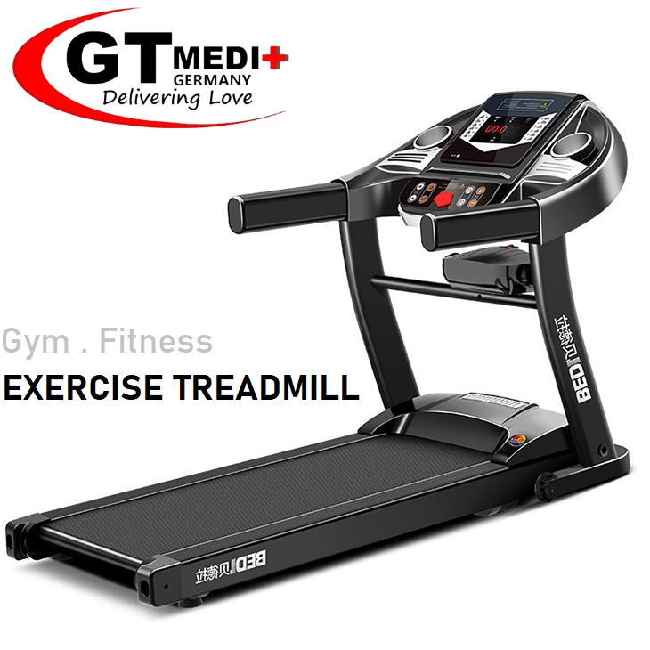 BEDL Exercise Jogging Treadmill Running Gym Lari Machine Home Indoor Fitness Monitor 2.5HP Motorized