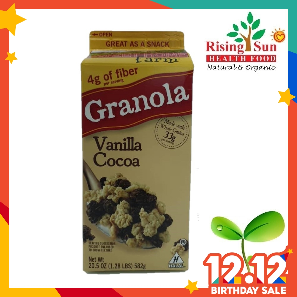 Sweet Home Farm Granola Vanilla Cocoa 582G Shopee Malaysia