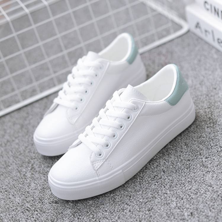 ⭐️Ready Stock⭐️ Women Sneakers Shoes Low Top Round Head Fashion Student  Casual White Flat Shoe Women Sports Running Sneaker | Shopee Malaysia