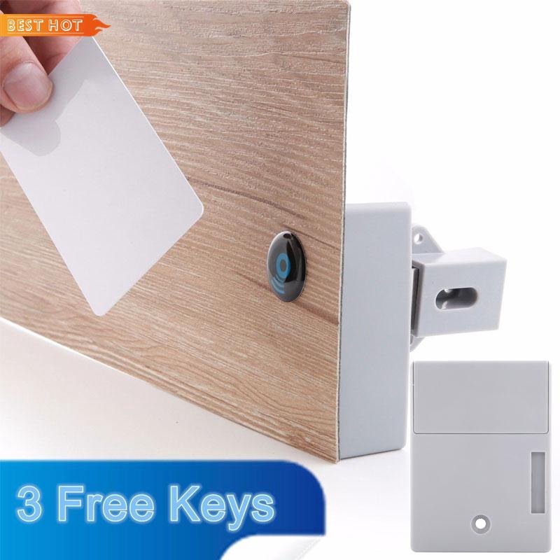 Rfid Drawer Lock Durable Door Control Without Perforate Hole