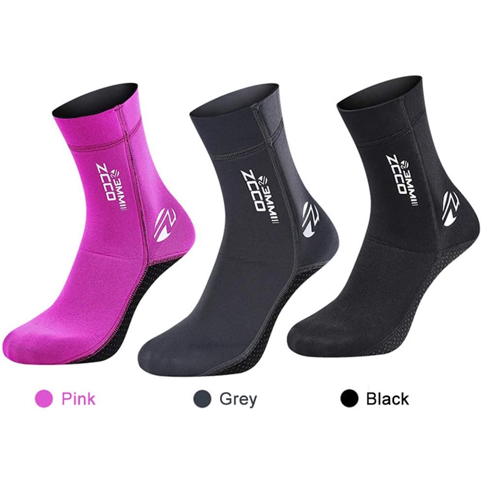 Neoprene Socks Diving Scuba Socks Wetsuit Fin Booties for Men Women Kids, 3MM Surfing Booties