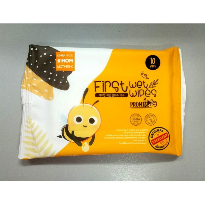 K‐MOM First Wet Wipes Promise 10pcs