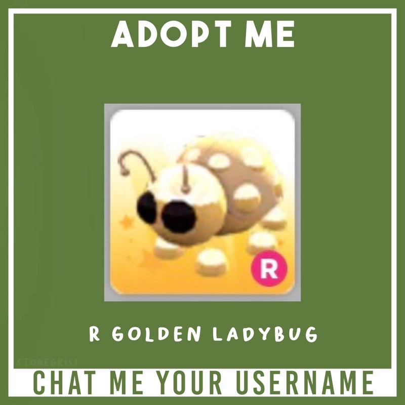 R GOLDEN LADYBUG ADOPT ME ROBLOX Shopee Malaysia