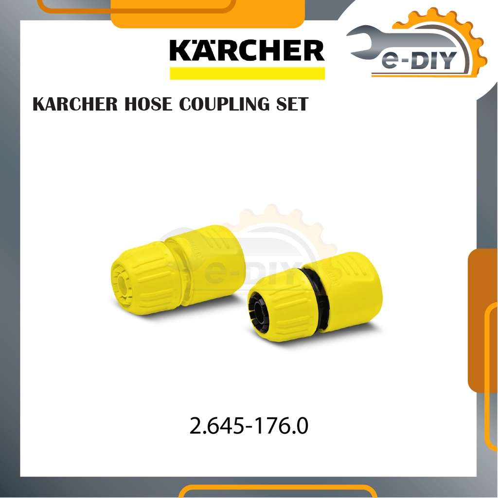 Karcher Hose Connector Set 1/2 and 5/8 inch Water Tap Hose Connector