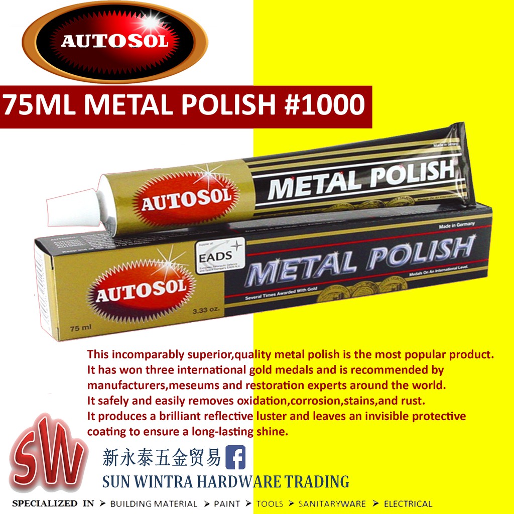 AUTOSOL METAL POLISH 75ML 1000 Shopee Malaysia