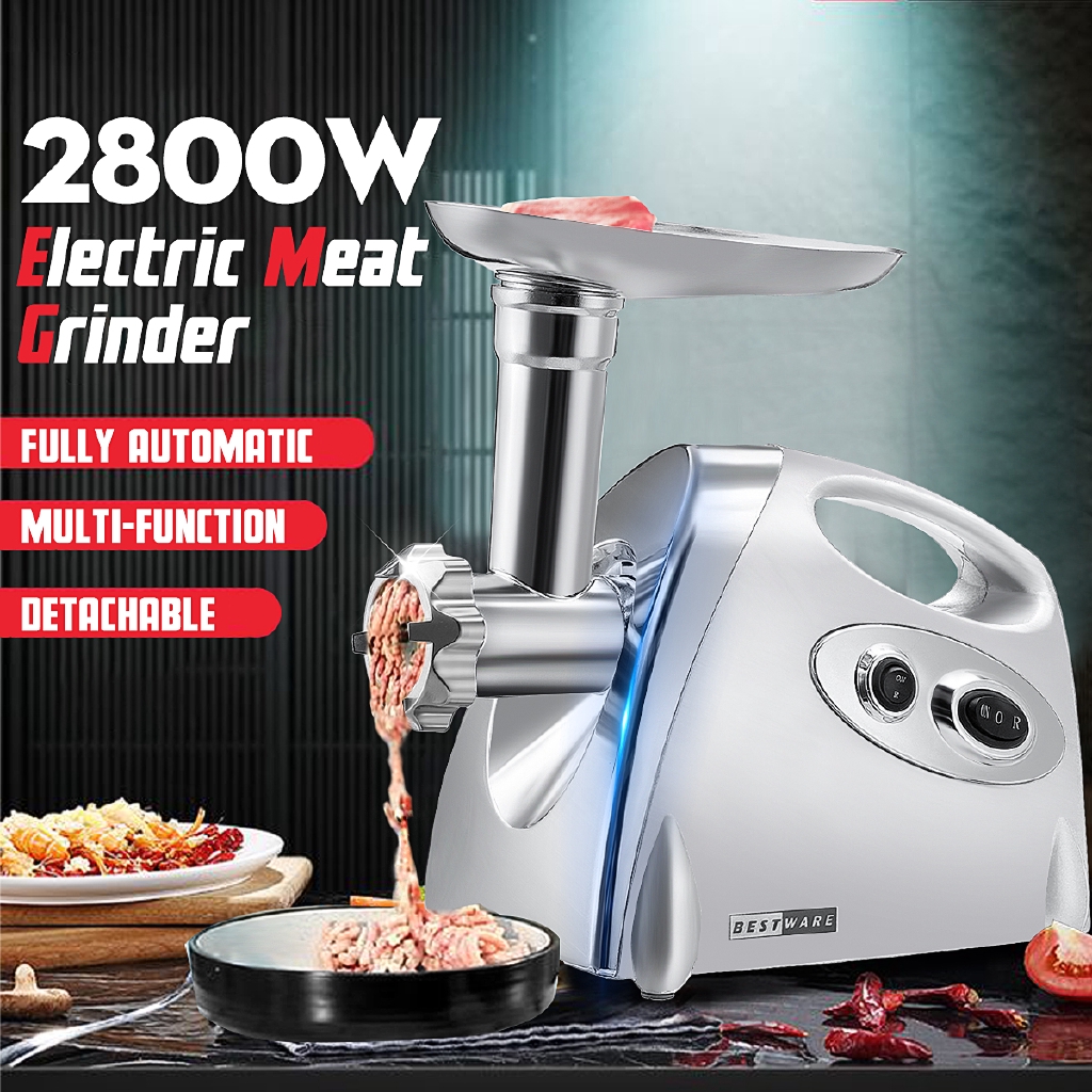 Electric Meat Grinder Mincer Meat Slicer 2800W for Pie Sausage Stuffer Maker Filler Machine Food Processor 110V/220V