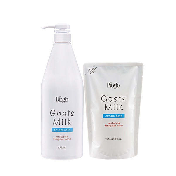 Cosway Bioglo Goats Milk Cream Bath 1000ml Shopee Malaysia
