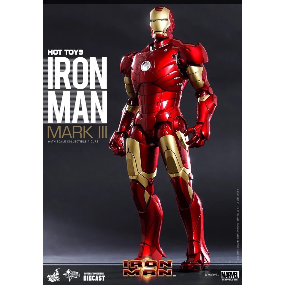 hot toys iron man mk3 diecast