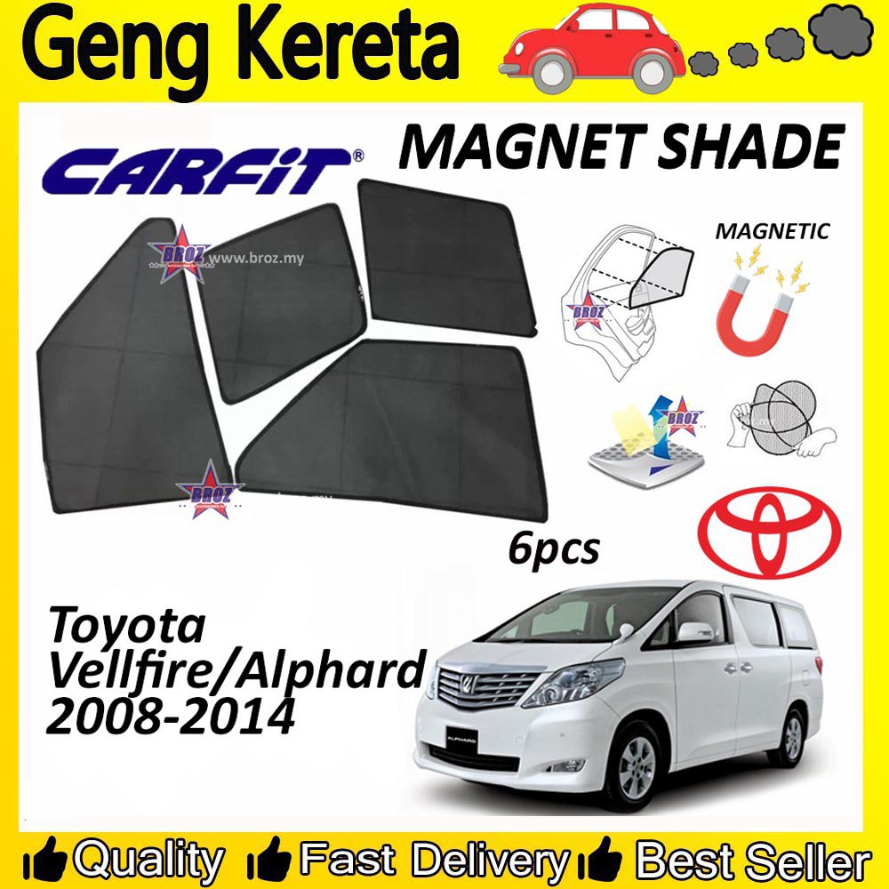 Magnetic Custom Fit Oem Car Sunshade / Sunshades / Sun shade For Toyota ...