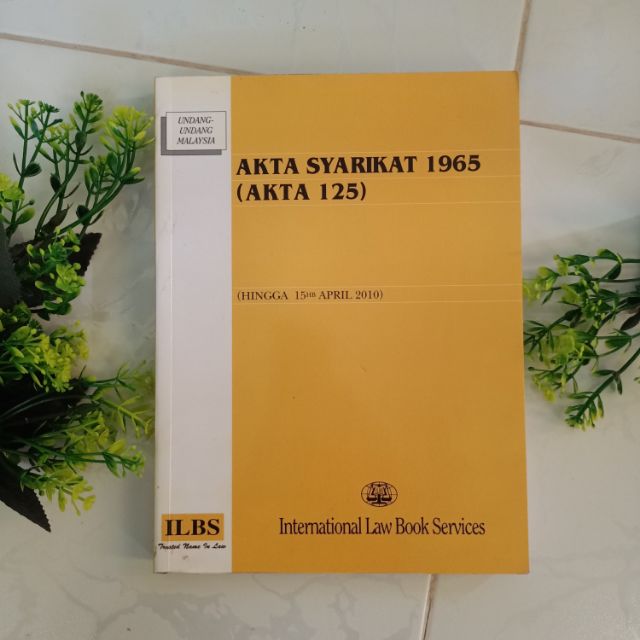 Akta Syarikat 1965 (akta 125)  Shopee Malaysia