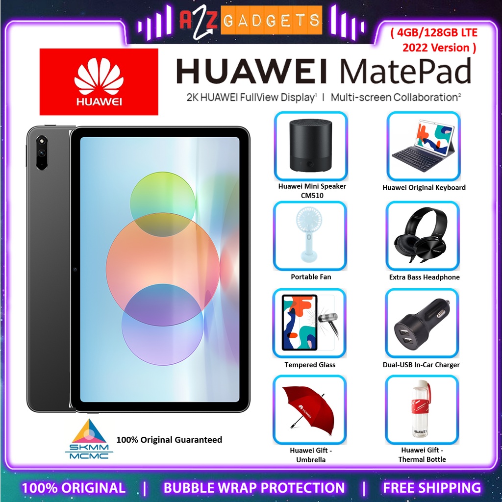 Huawei MatePad 10.4 2022 Tablet (128GB ROM/4GB RAM/Kirin 710A) 1 Year ...