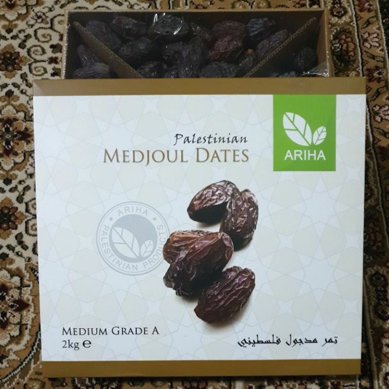 ARIHA 2KG Palestinian Medjoul / Medjool Dates (Medium / Jumbo) | Shopee ...