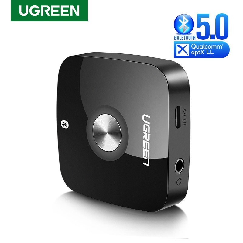 UGREEN 5.0 Wireless Bluetooth Receiver Audio Music Car Adapter (3.5mm