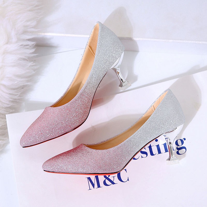 Wedges Kasut Pengantin  Perempuan