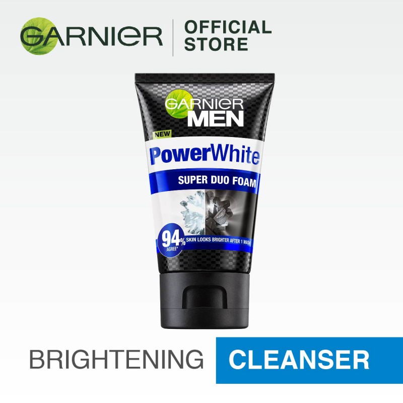 Garnier Men White Brightening S.Duo Icy Face Wash Shopee Malaysia