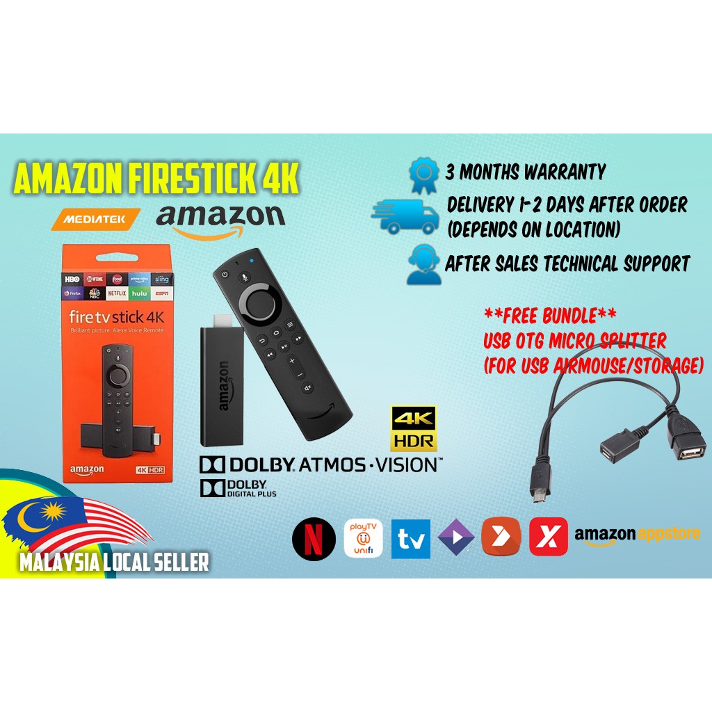 Amazon Fire TV Stick 4K Streaming Device | Shopee Malaysia