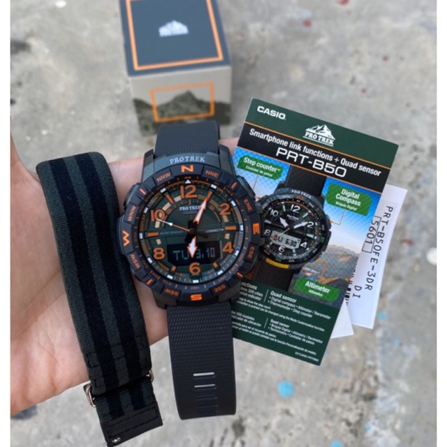 casio protrek step counter