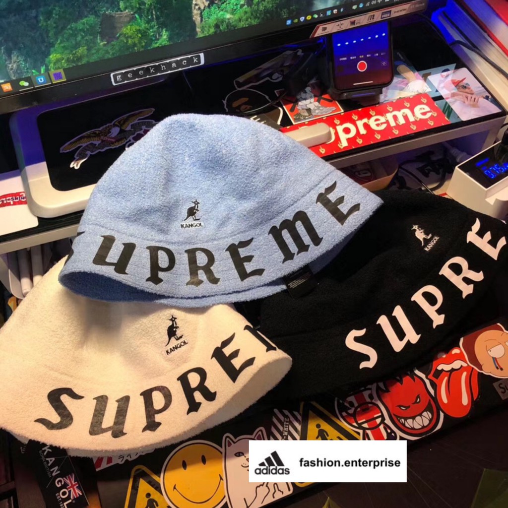 kangol supreme bucket hat