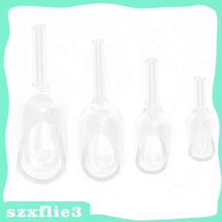 [Szxflie3]  Glass Weighing Boat Round, Weighing Funnel, Laboratory Glassware Tool XS