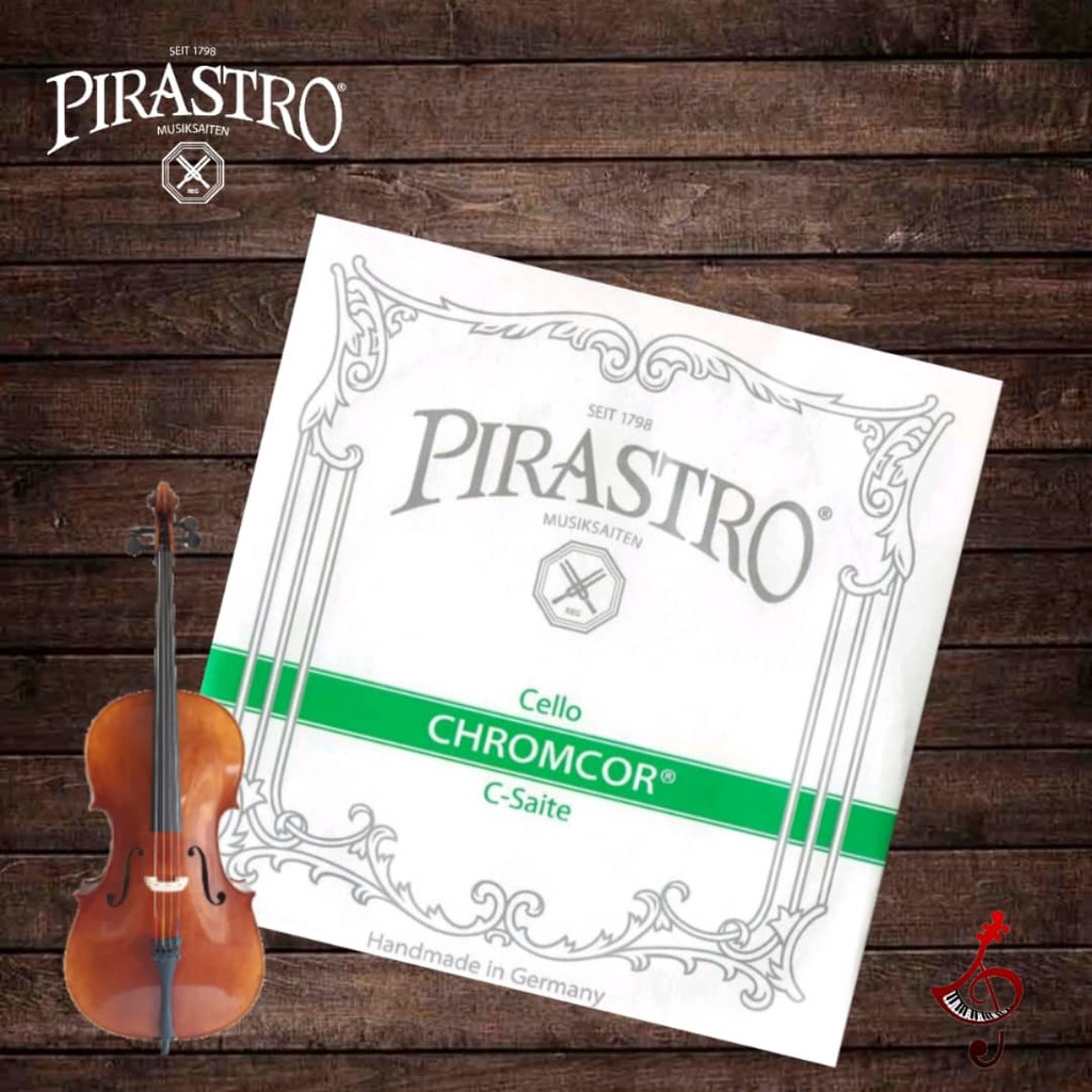 Pirastro Chromcor Plus 4/4 Cello D String Chromesteel/Steel Medium Gauge 