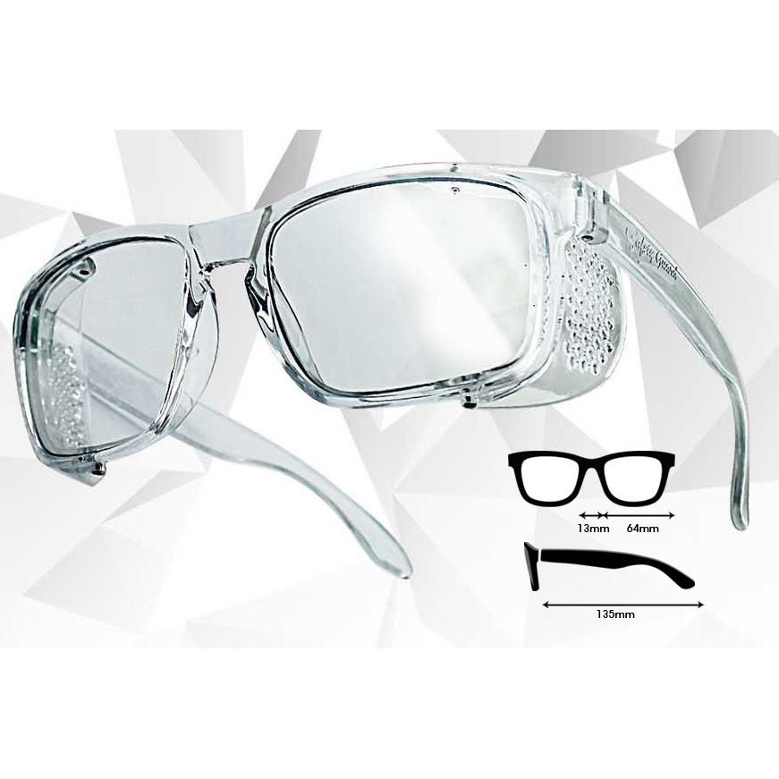 SAFETY GLASSES/ EYE PROTECTION (S167) 100 UV & HIGH IMPACT