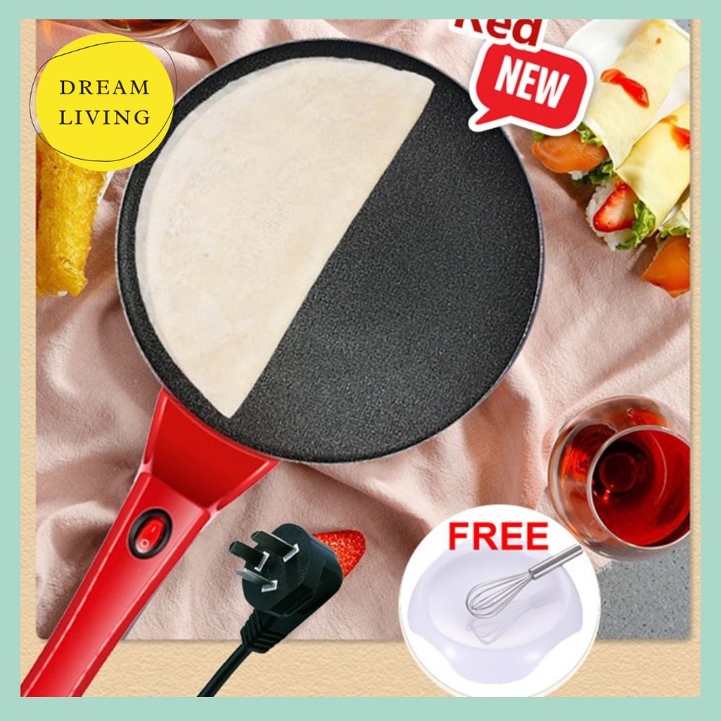 [READY STOCK] Good Quality Electric Griddle Crepe Hot Plate Kuali Crepe Lembeng