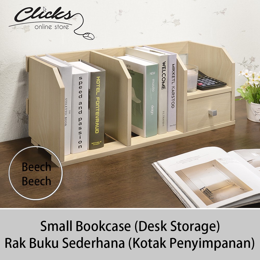 Clicks E Store Cf 1027 Small Bookcase Desk Storage Shopee