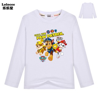 Toddler Boys 3t 14t Paw Patrol T Shirt Chase Rubble Marshall Long Sleeve Tee Kids Cartoon Dog Print Tops Shopee Malaysia - roblox fortnite minecraft autumn my world cartoon long sleeve t shirt boys girls kids coat kids tops