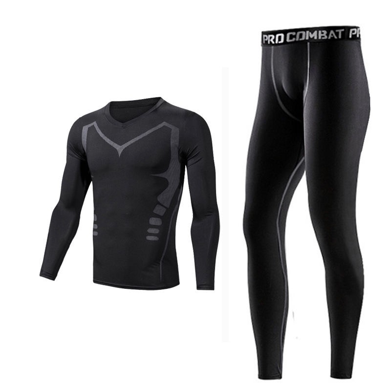 Men's Sports Tight Pants Compression Fitness Trainning Wear Outdoor