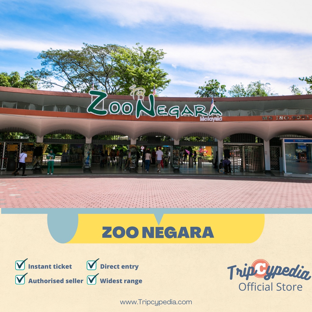 [TERMURAH 2024] Tiket Zoo Negara Kuala Lumpur + Giant Panda (Open Date Ticket) - Last minit pun boleh beli