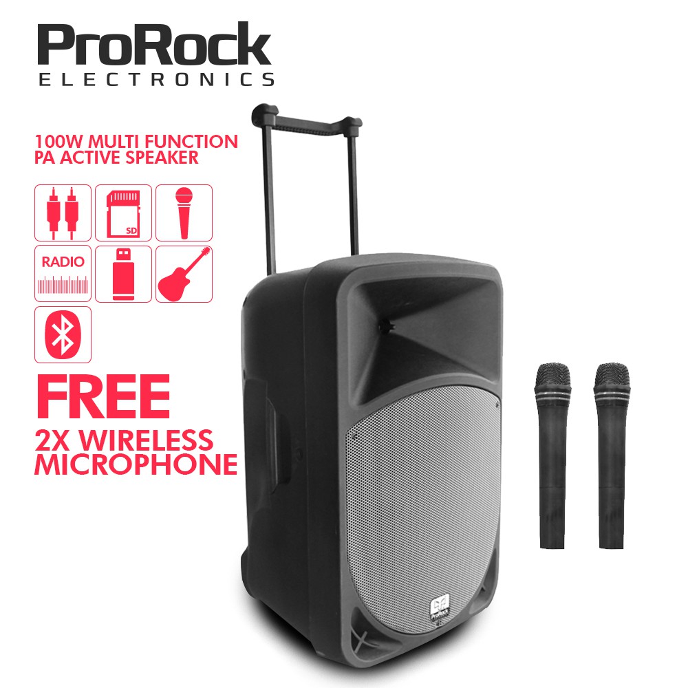 mobile pa system wireless mic