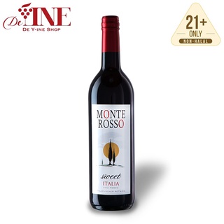 Monte Rosso Sweet Italian Red Imported Wine - Italy (750ml)