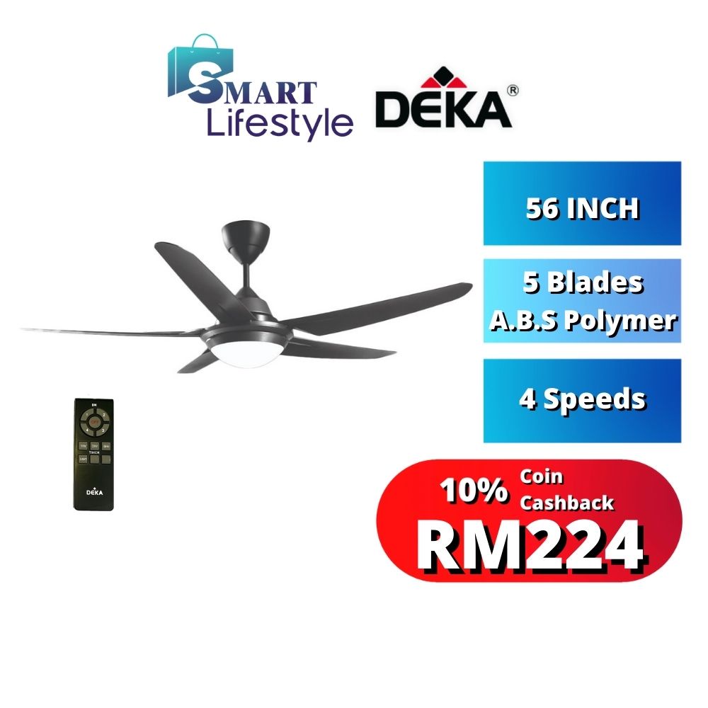 Deka Ceiling Fan With Ultra Bright Led Light & Remote Control DK50L