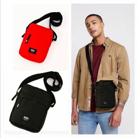 SYCNB Black Small Side Shoulder Bag Crossbody Bag For Men Women