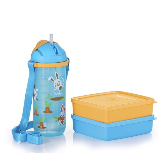 Tupperware (Full Set) Happy Bunny Lunch Set GvcN