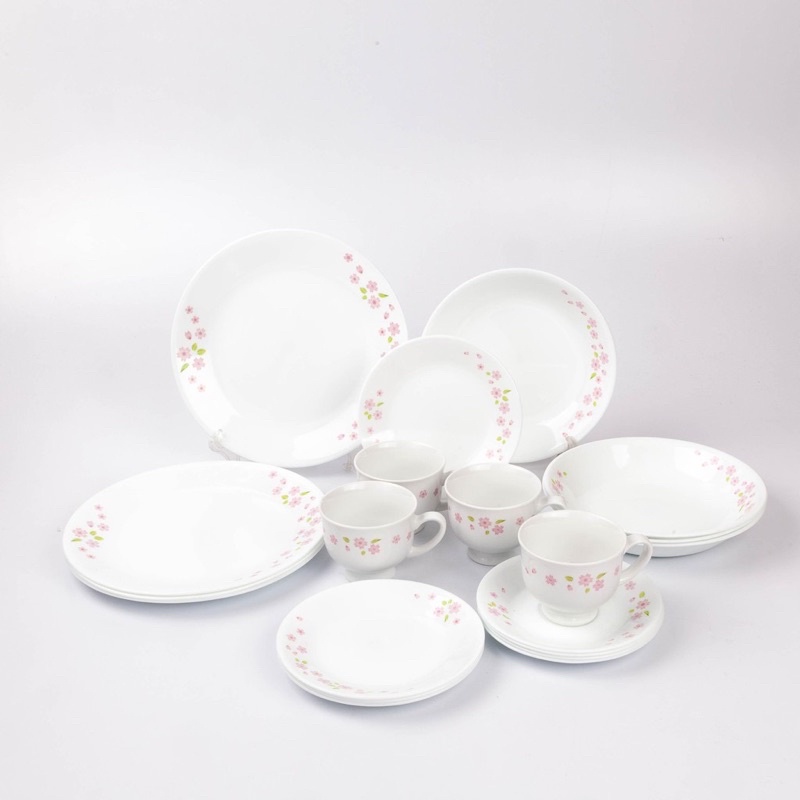 CORELLE SAKURA SET 20 pcs (ORIGINAL MADE IN USA) Shopee Malaysia